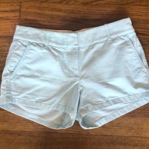 J crew light blue shorts